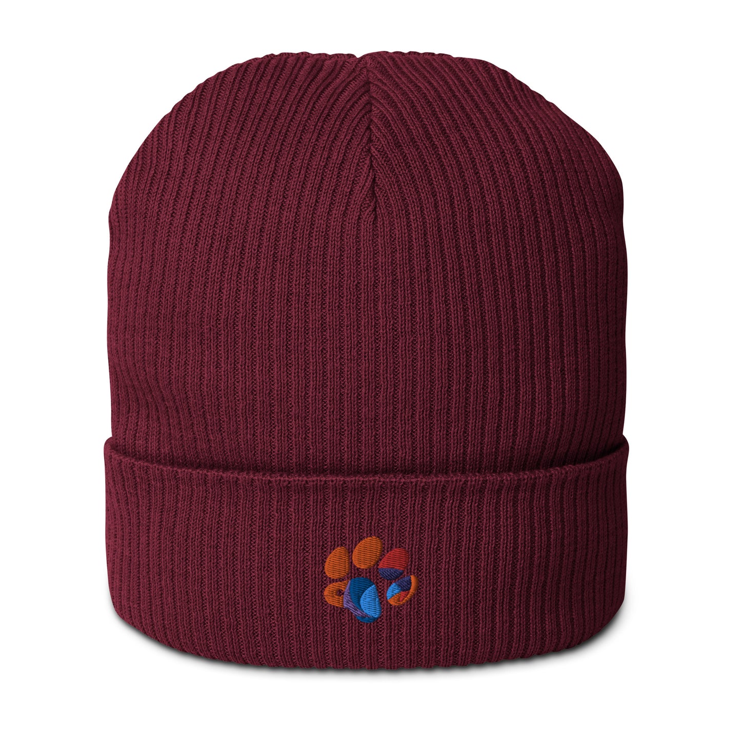 Organic ribbed beanie