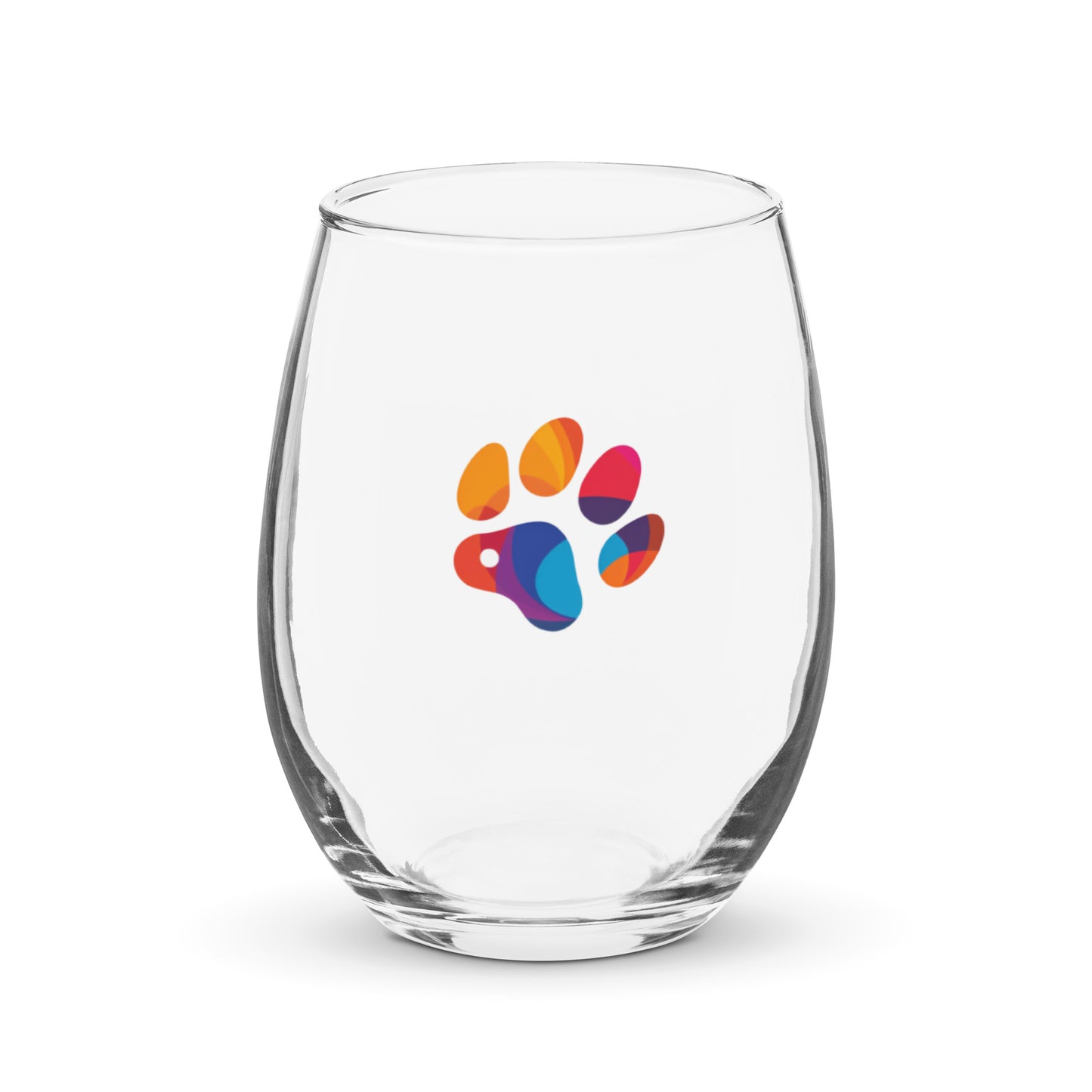 Stemless wine glass