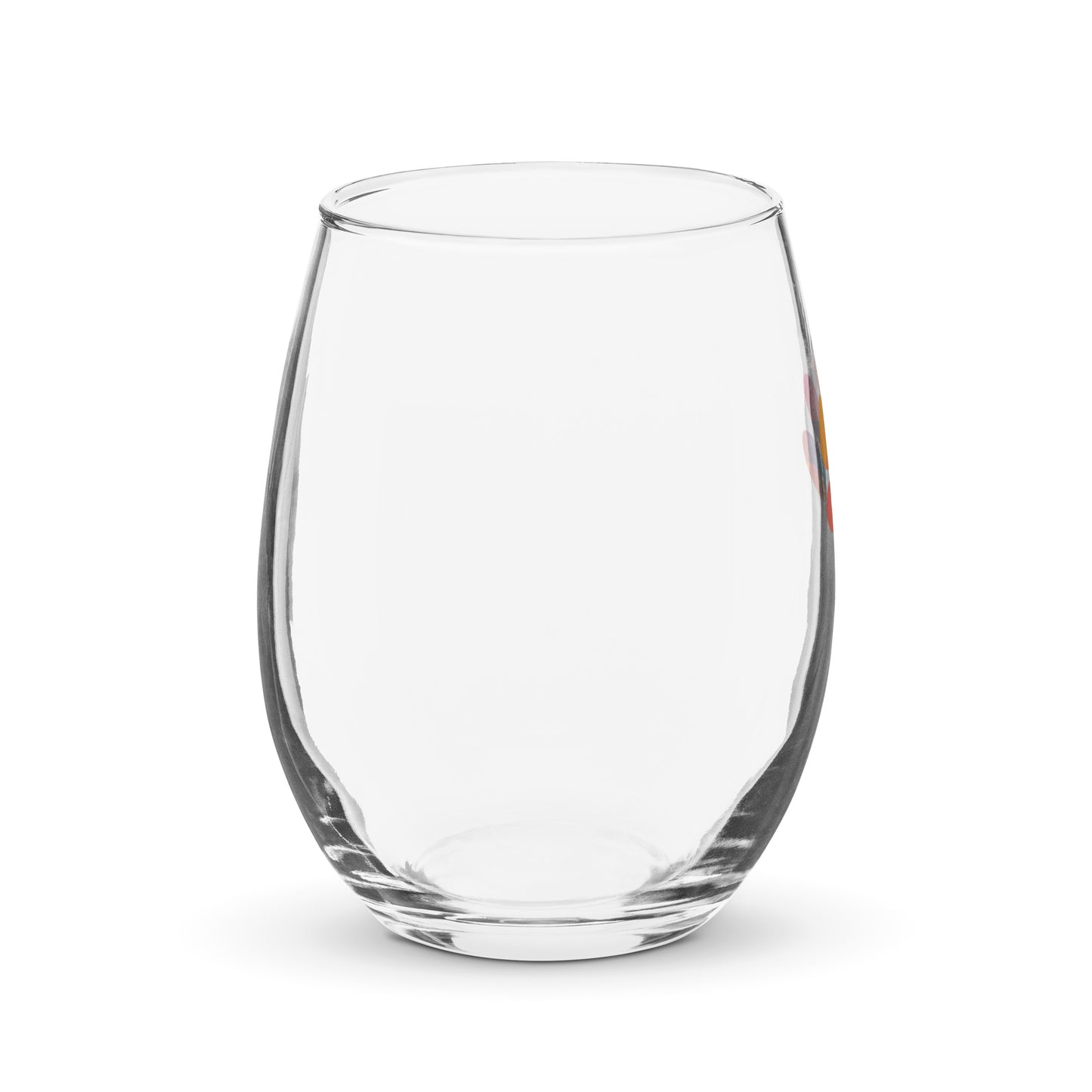 Stemless wine glass