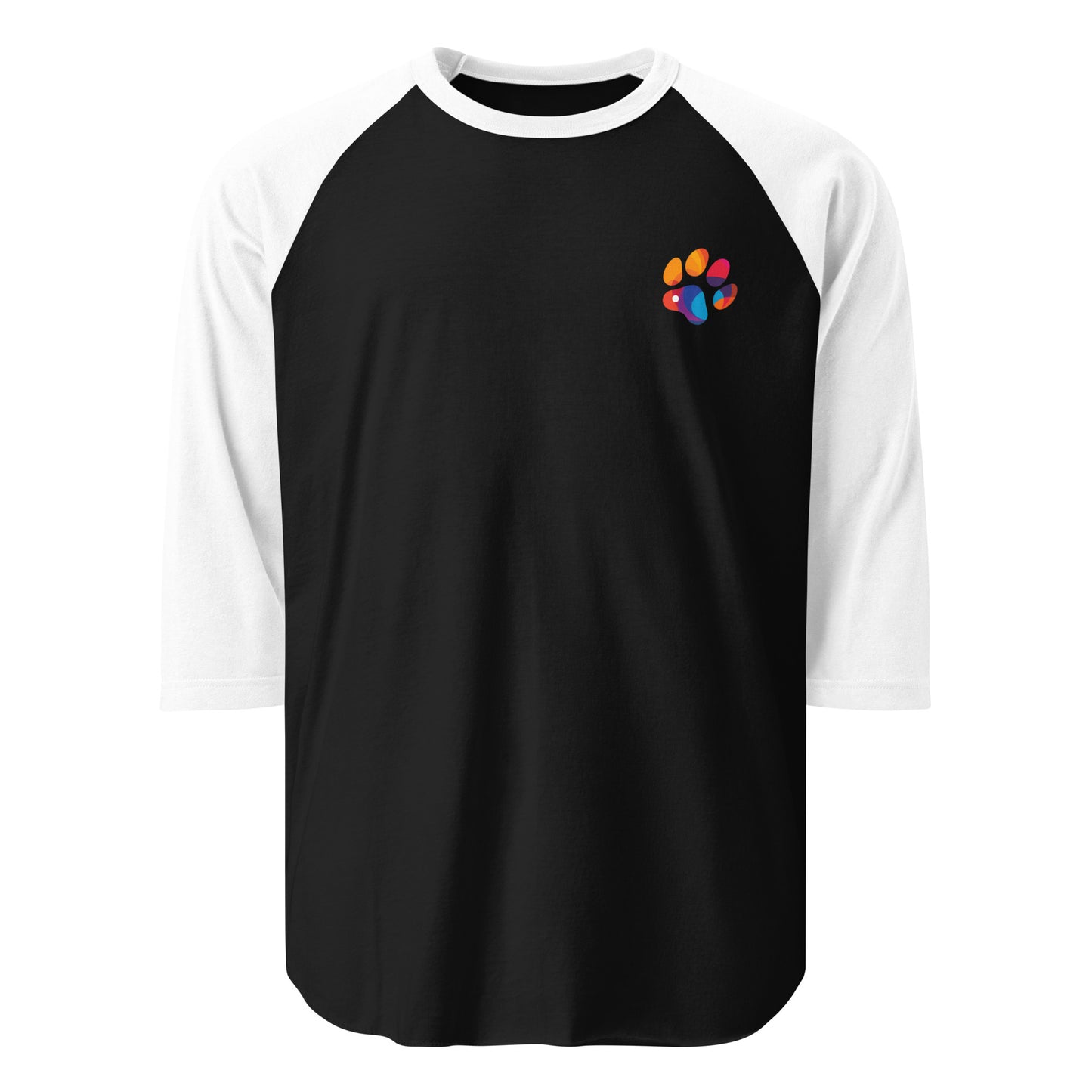 3/4 sleeve raglan shirt