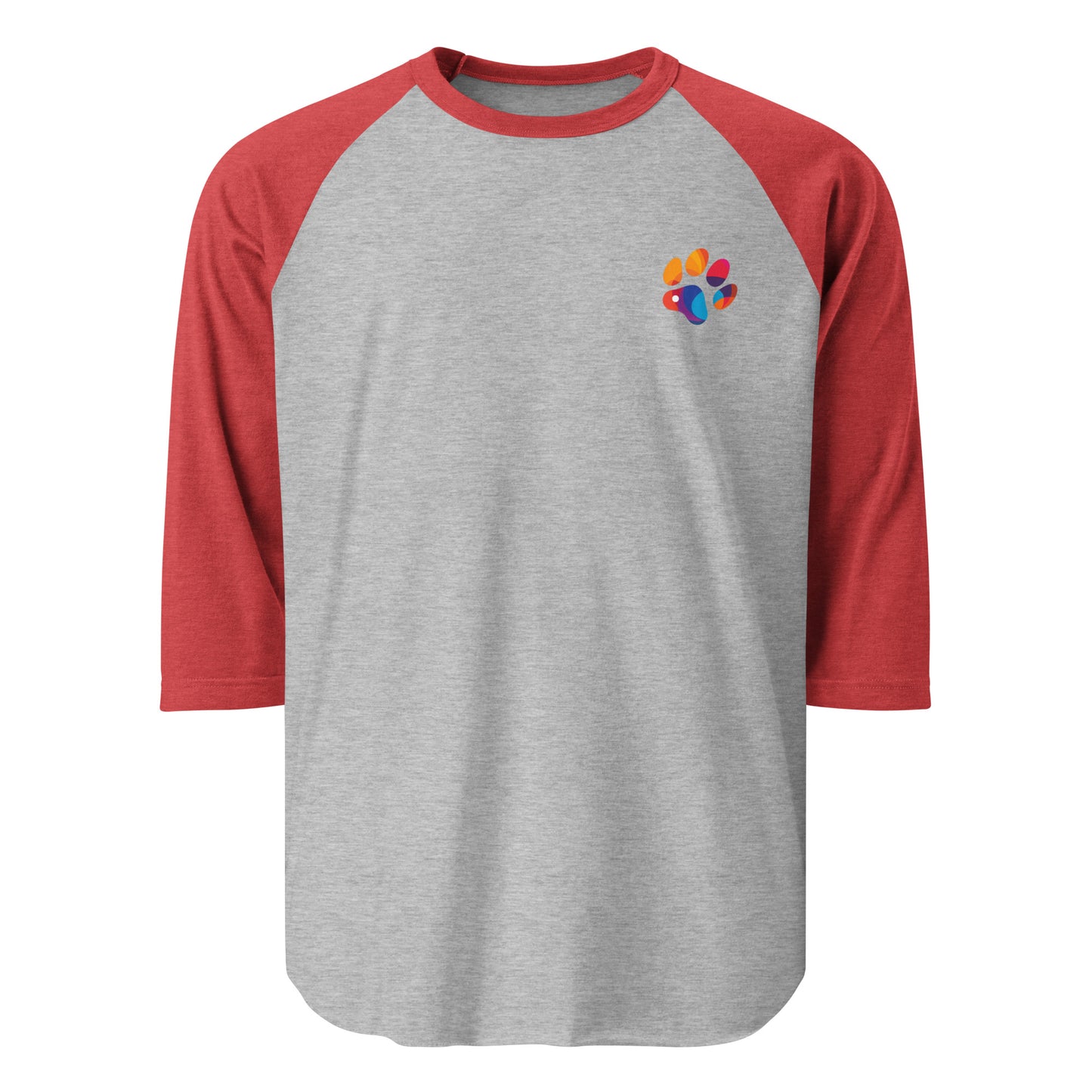 3/4 sleeve raglan shirt