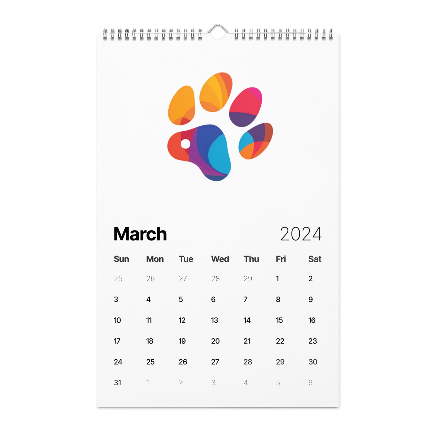 Wall calendar (2024)